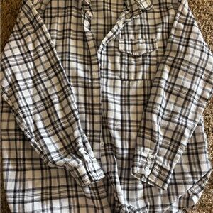 Adika Monochrome Plaid Button-Down Shirt